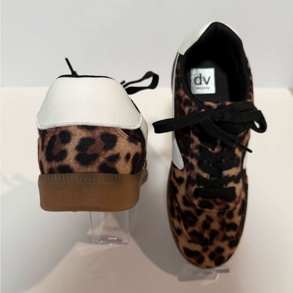 Dolce Vita Leopard Print Sneakers with Black Accents - Picture 9 of 10